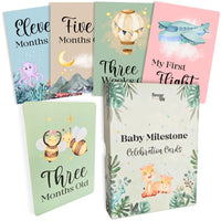 40 Baby Milestone Cards Pack - Miu Mau Baby & Kids Store