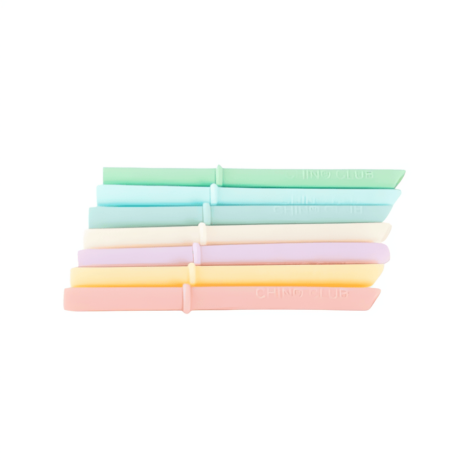 7 x Silicone Mixed Straws Bundle - Miu Mau Collectibles