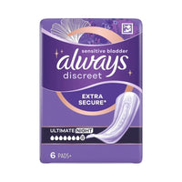 Always Discreet Pads Ultimate Night 6 pcs - Miu Mau Collectibles