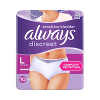 Always Discreet Pants Normal Large 10 pcs - Miu Mau Collectibles