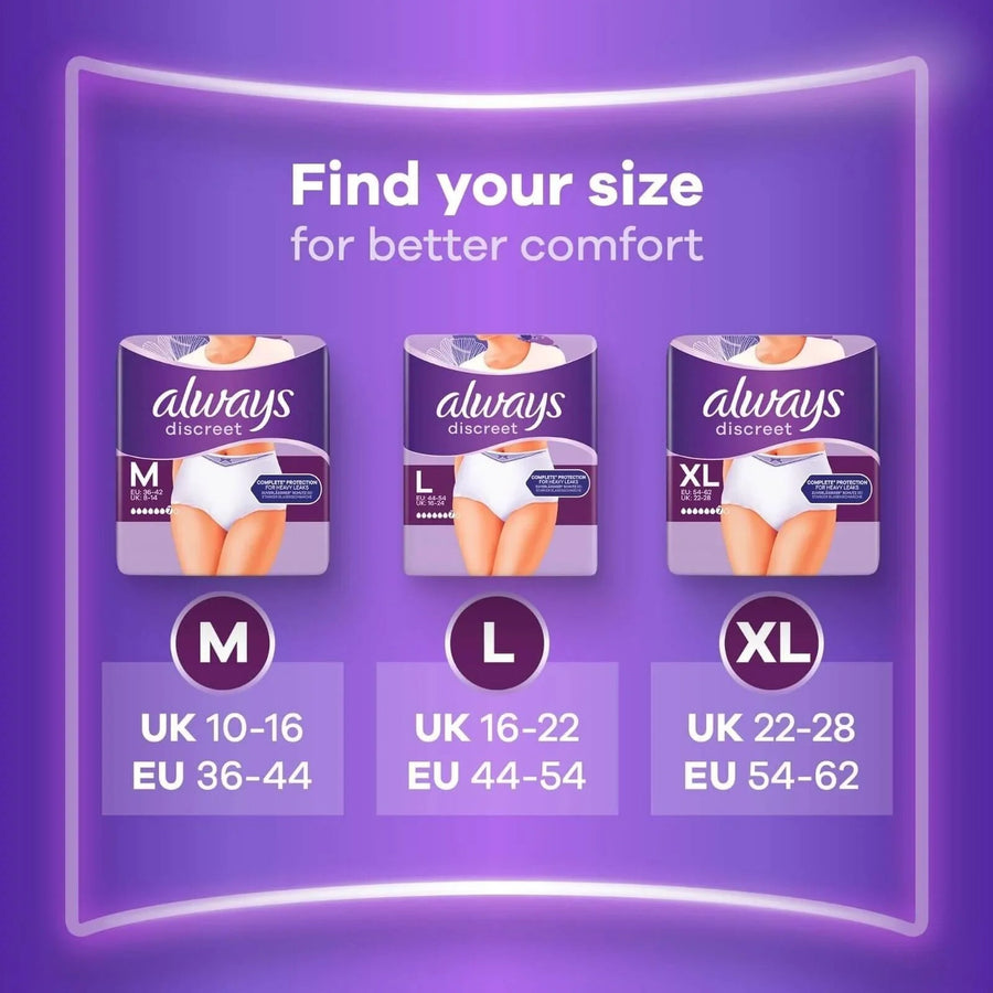 Always Discreet Pants Normal Large 10 pcs - Miu Mau Collectibles