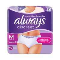 Always Discreet Pants Normal Medium 12 pcs - Miu Mau Collectibles