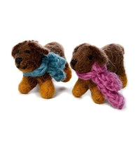 Amica Felt Mini Sausage Dog Toy 5 cm - Miu Mau Collectibles