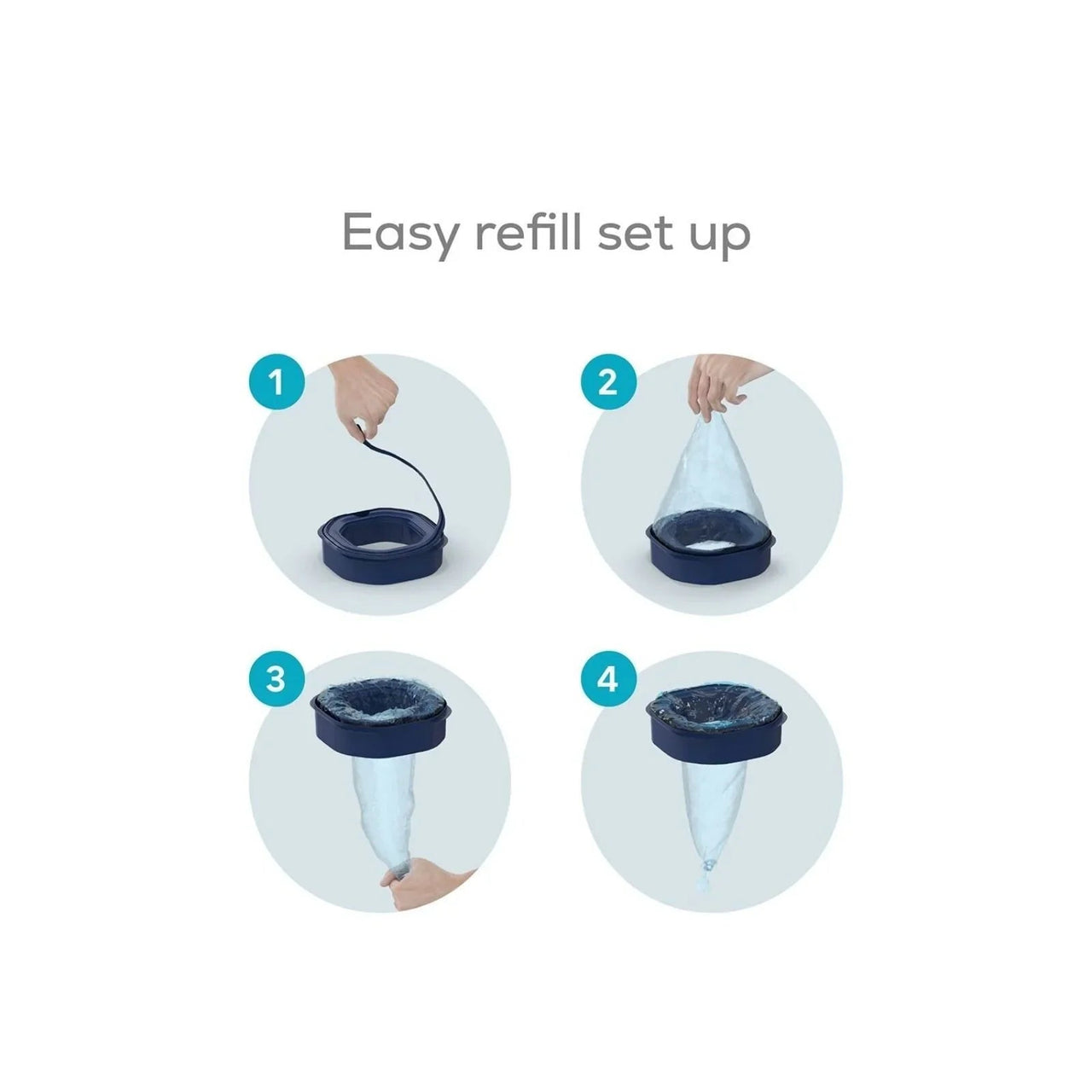 Angelcare Octagonal Classix XL Refill Pack of 3 - Miu Mau Collectibles