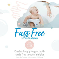 Angelcare Soft Touch Baby Bath Seat - Grey - Miu Mau Collectibles
