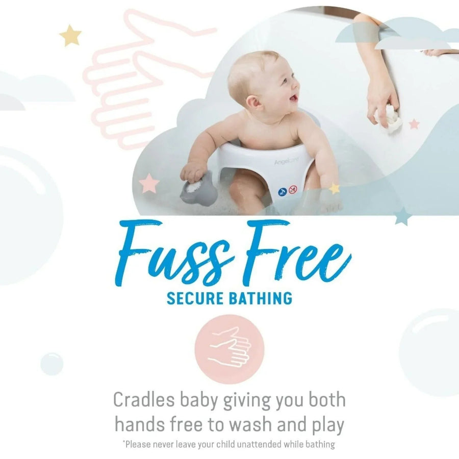 Angelcare Soft Touch Baby Bath Seat - Grey - Miu Mau Collectibles