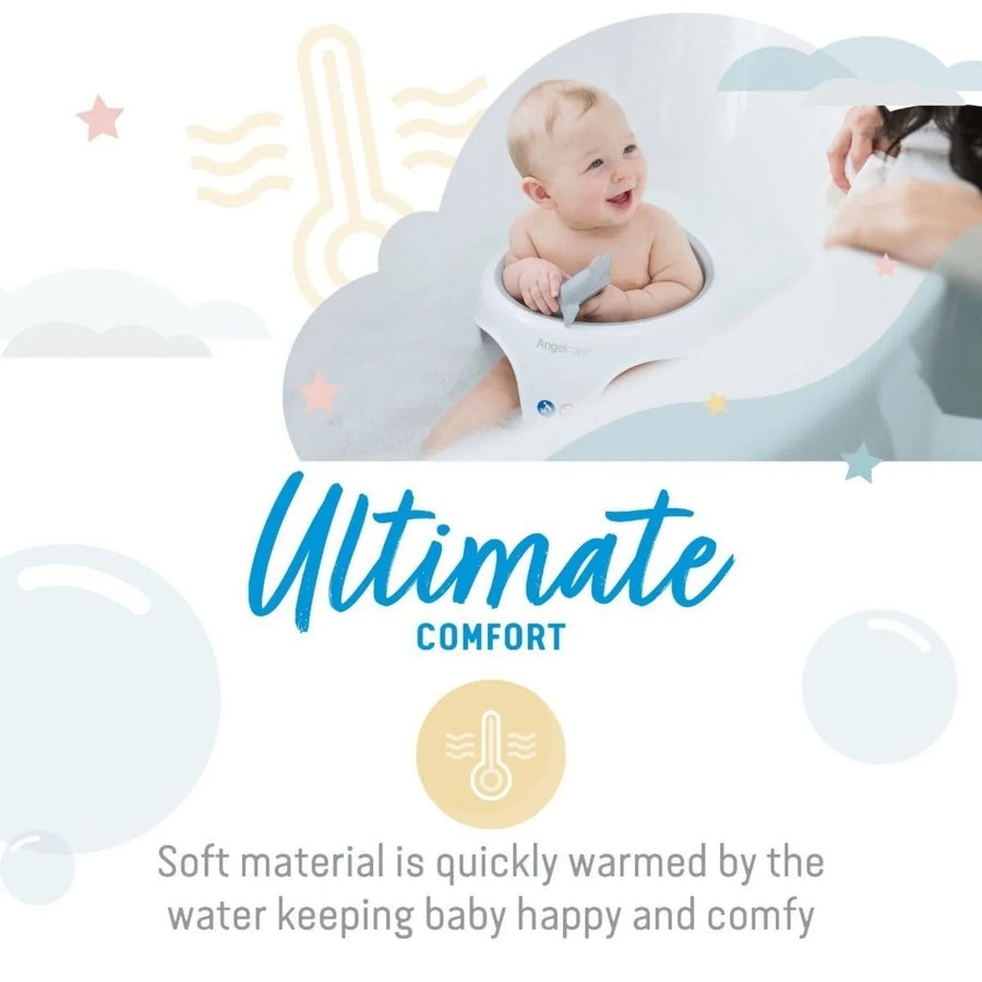 Angelcare Soft Touch Baby Bath Seat - Grey - Miu Mau Collectibles