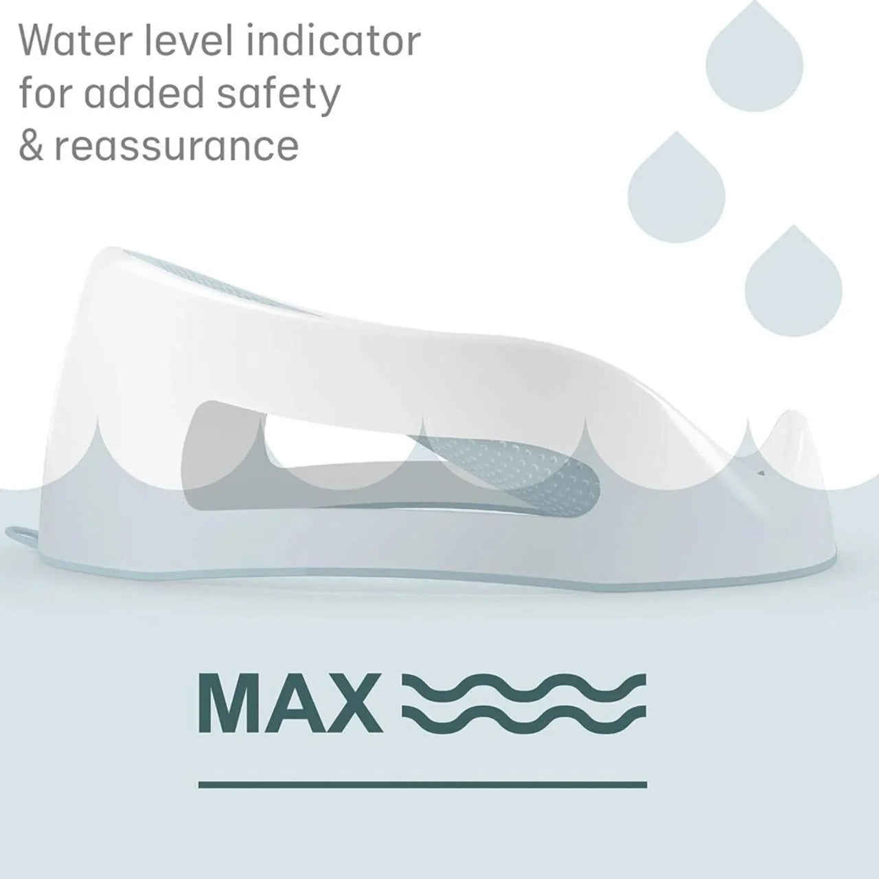 Angelcare Soft Touch Baby Bath Support - Grey - Miu Mau Collectibles