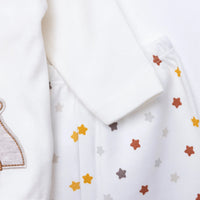 Aziz Bebe Suzene Embroidered 5 Piece Newborn Starter Set - Ecru - Miu Mau Collectibles