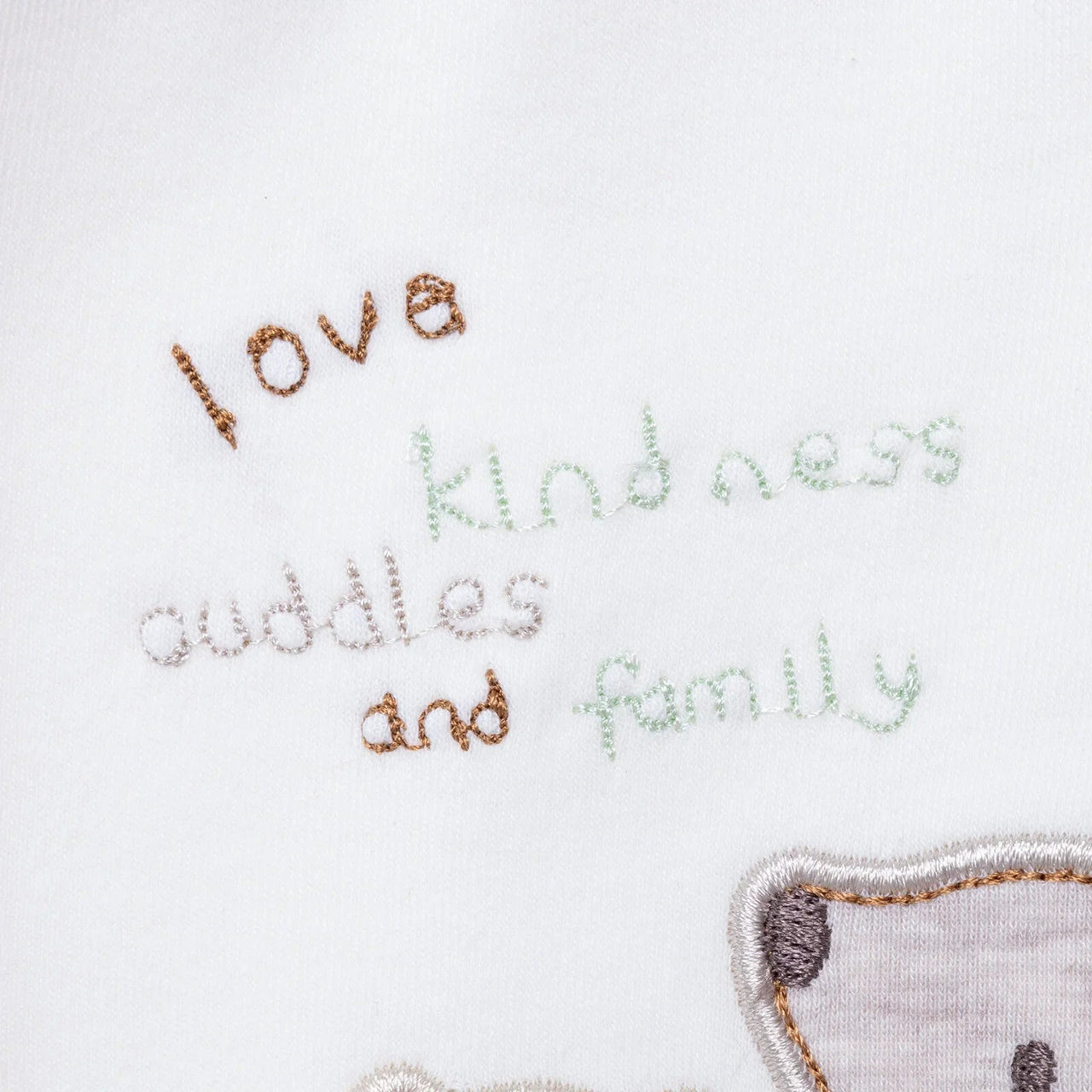 Aziz Bebe Suzene Embroidered 5 Piece Newborn Starter Set - Ecru - Miu Mau Collectibles