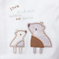 Aziz Bebe Suzene Embroidered 5 Piece Newborn Starter Set - Ecru - Miu Mau Collectibles