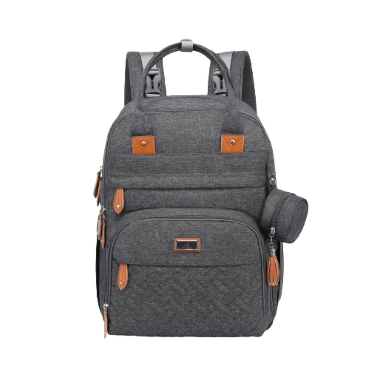 BabbleRoo Original Nappy Backpack - Dark Grey - Miu Mau Collectibles