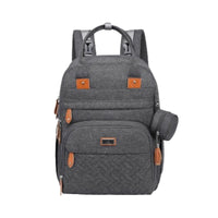 BabbleRoo Original Nappy Backpack - Dark Grey - Miu Mau Collectibles