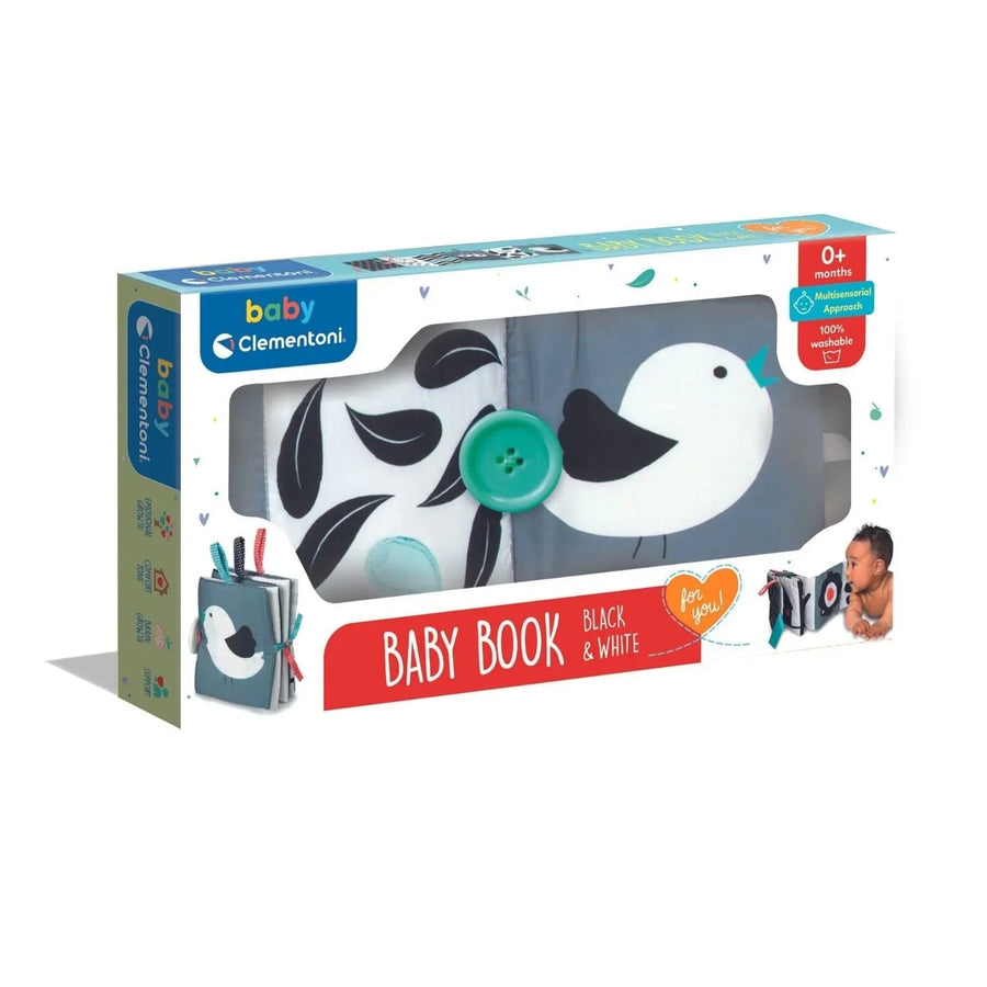 Baby Clementoni Black & White Baby Book - Miu Mau Collectibles