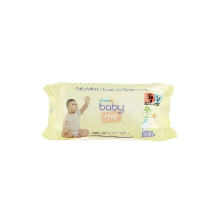 baby me Apple Scented Baby Wipes 90 pcs - Miu Mau Collectibles
