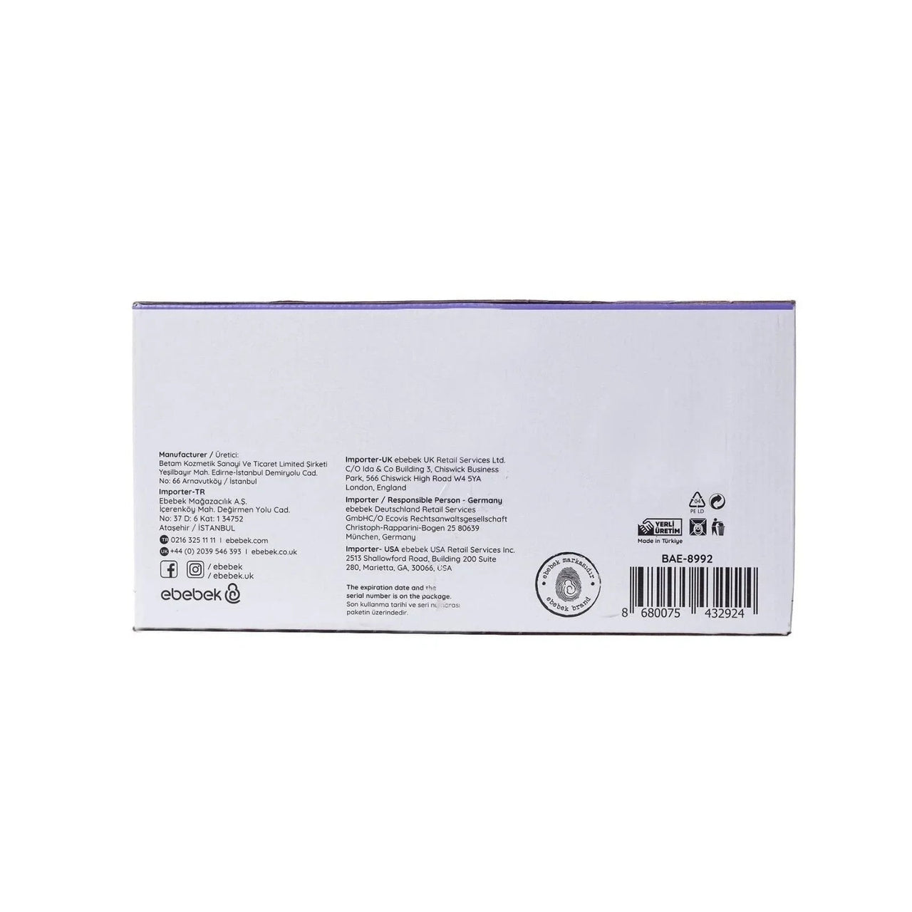 baby me Baby Cleaning Cotton Pads 15x60 pcs - Miu Mau Collectibles