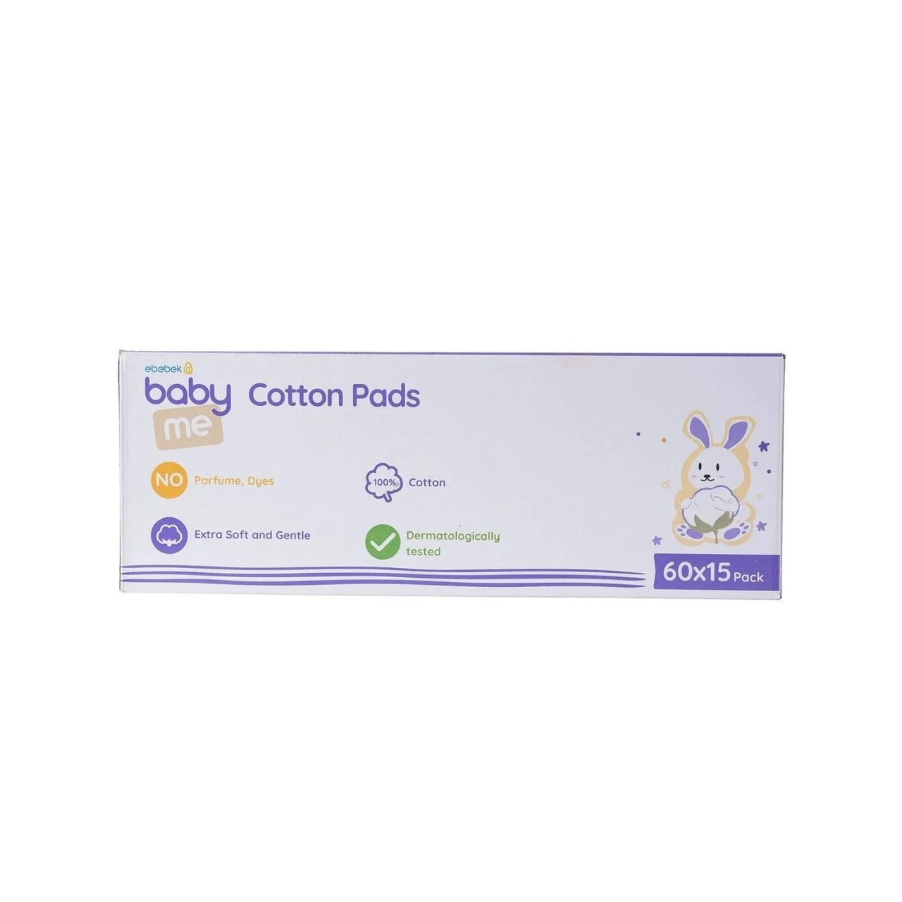 baby me Baby Cleaning Cotton Pads 15x60 pcs - Miu Mau Collectibles