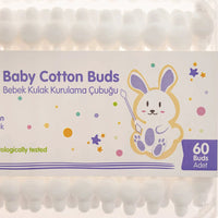 baby me Baby Cotton Buds 60 pcs - Miu Mau Collectibles