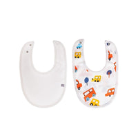 baby me Cars Baby Bib Pack of 2 - Miu Mau Collectibles