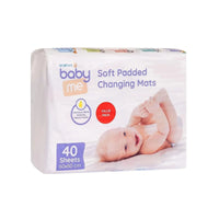 baby me Fluffy Baby Nappy Changing Mats 60x60cm - 40 pcs - Miu Mau Collectibles