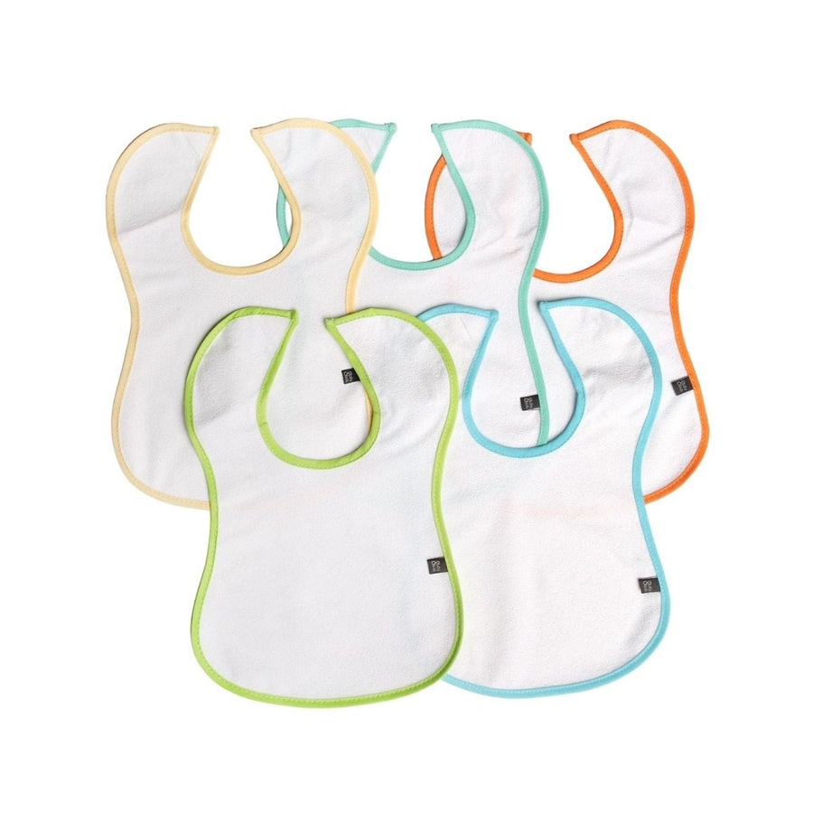 baby me Fluid Proof Baby Feeding Bib Pack of 5 - Miu Mau Collectibles