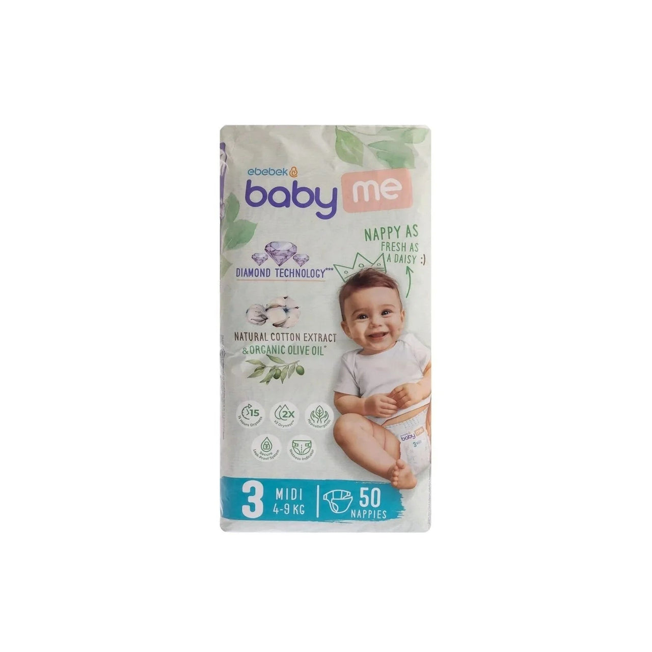 baby me Midi Size 3 - 50 nappies - Miu Mau Collectibles