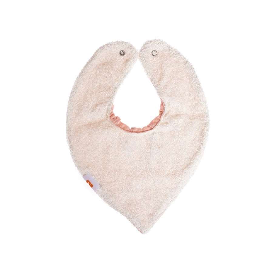 baby me Muslin Dribble Bib Blush - Miu Mau Collectibles
