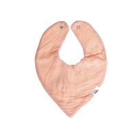 baby me Muslin Dribble Bib Blush - Miu Mau Collectibles