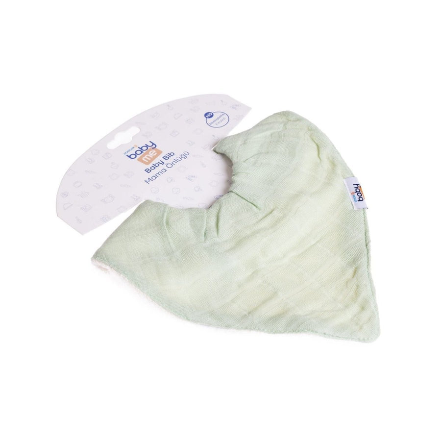 baby me Muslin Dribble Bib Green - Miu Mau Collectibles