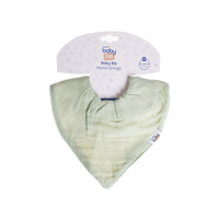 baby me Muslin Dribble Bib Green - Miu Mau Collectibles