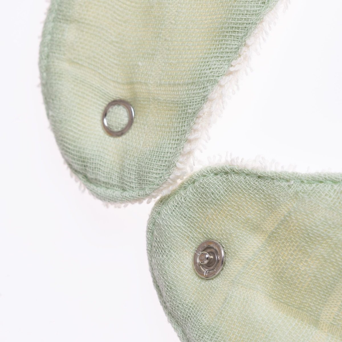 baby me Muslin Dribble Bib Green - Miu Mau Collectibles