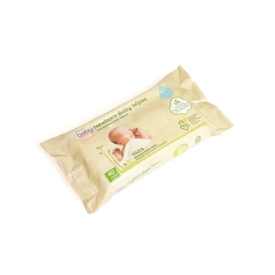 baby me Newborn Baby Biodegradable Wipes 3x40 pcs - Miu Mau Collectibles