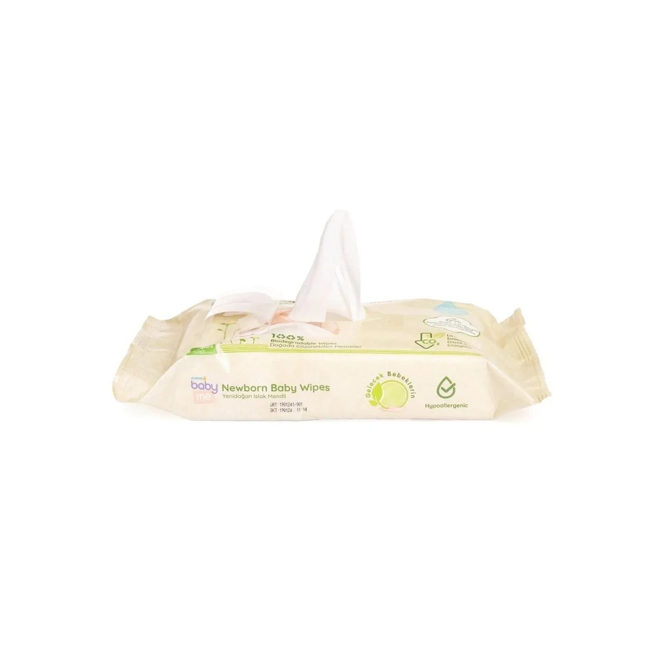 baby me Newborn Baby Biodegradable Wipes 3x40 pcs - Miu Mau Collectibles