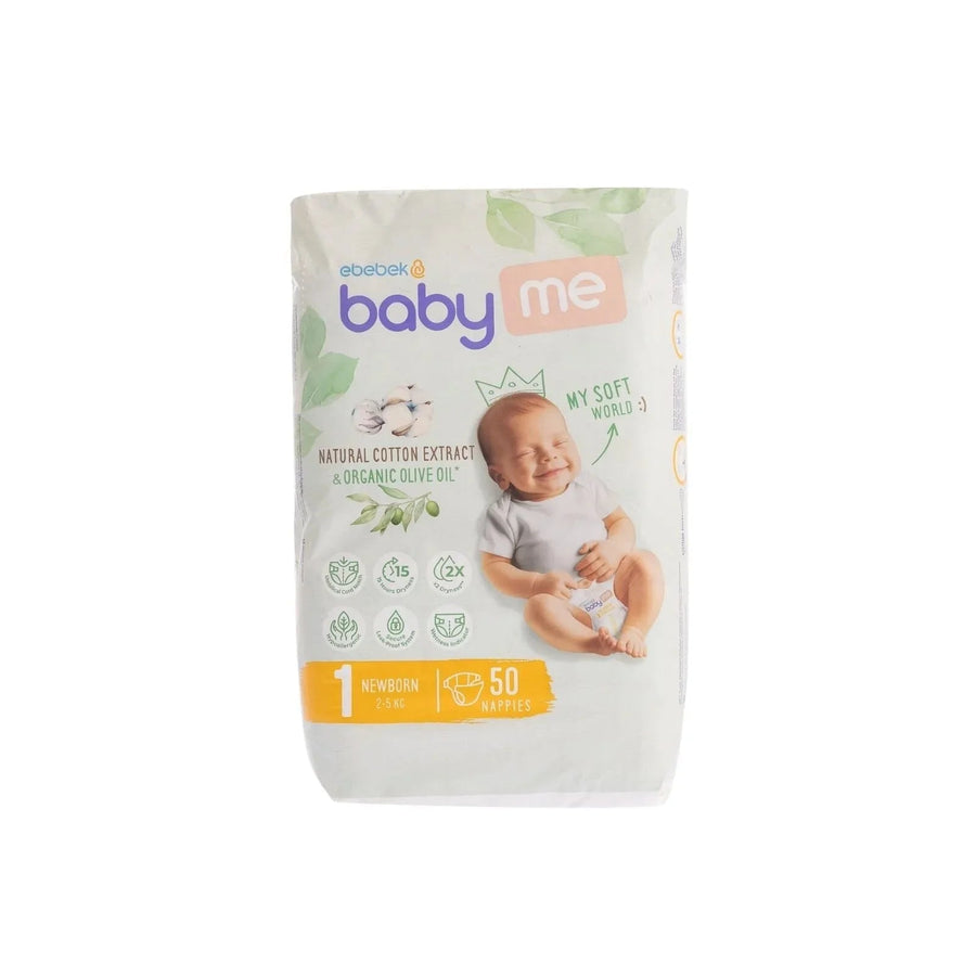baby me Newborn Size 1 - 50 nappies - Miu Mau Collectibles