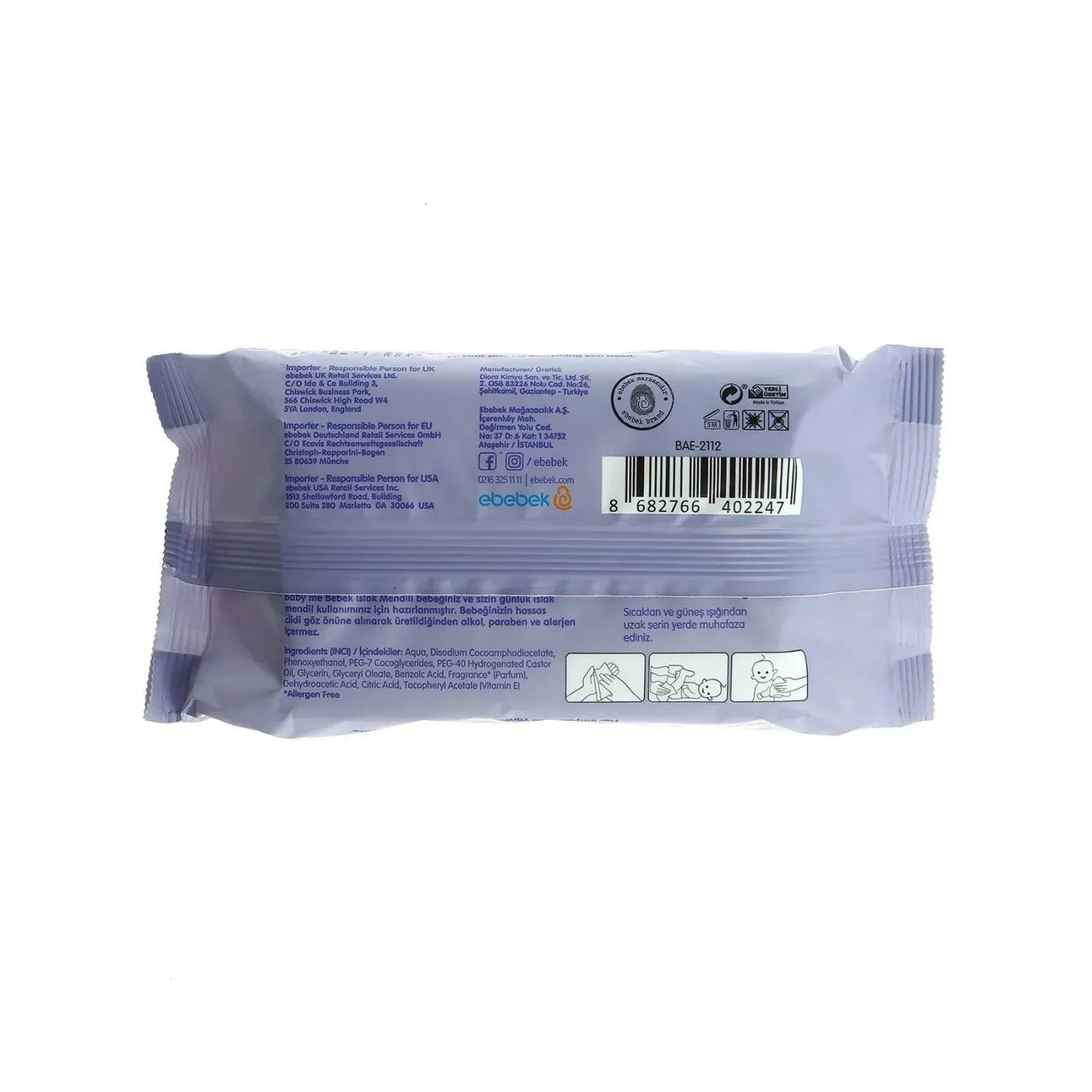 baby me Sensitive Baby Wipes 12x90 pcs - Miu Mau Collectibles