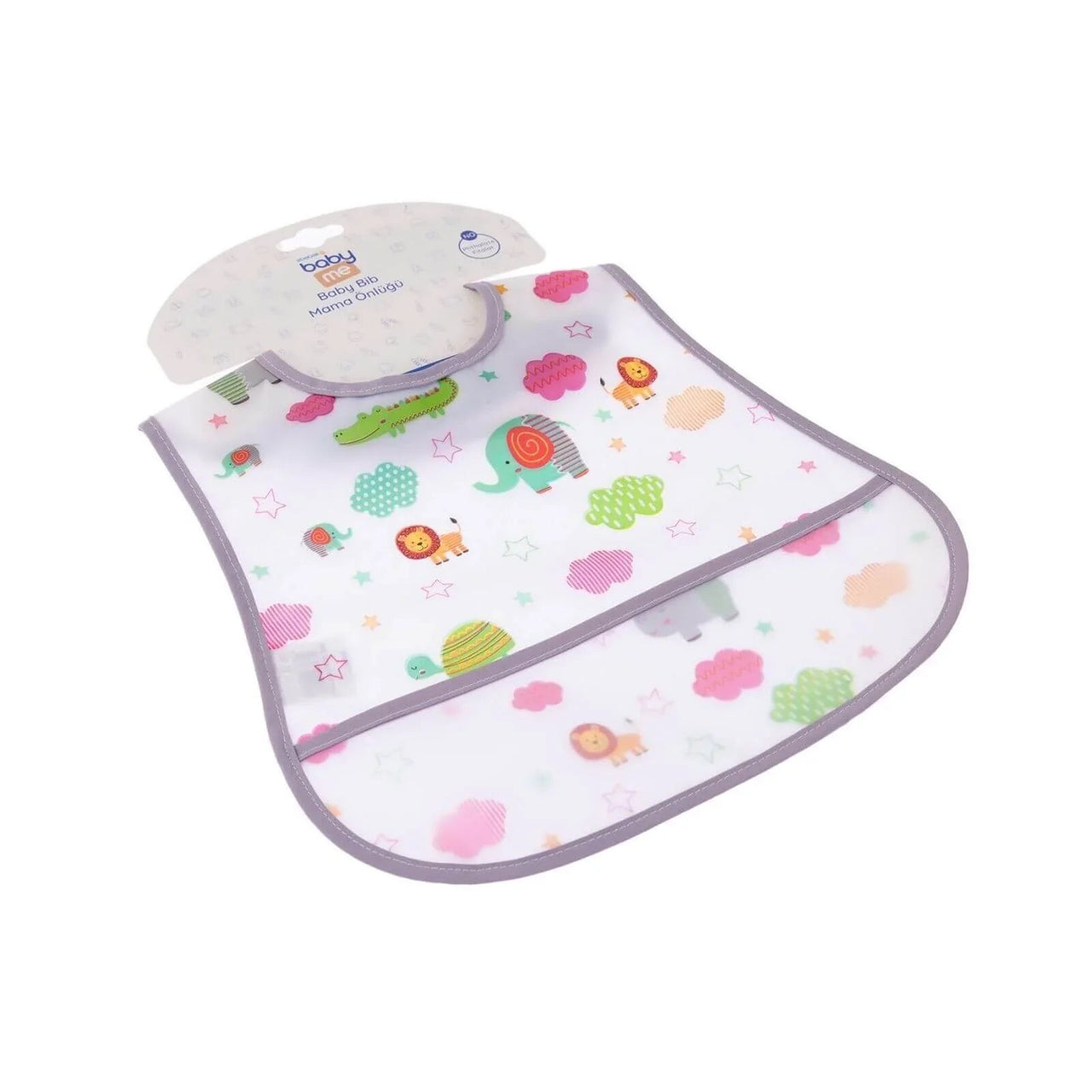 baby me Smart Patterned Baby Feeding Bib - Miu Mau Collectibles