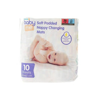 baby me Soft Padded Changing Mats 60x60cm - 10 pcs - Miu Mau Collectibles