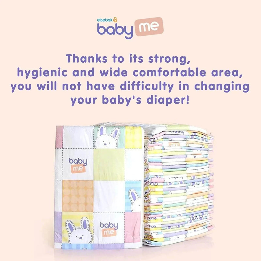 baby me Super Thin Baby Nappy Changing Mats 60x90cm - 40 pcs - Miu Mau Collectibles