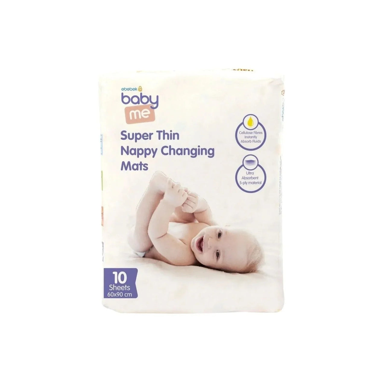 baby me Super Thin Nappy Changing Mats 60x90cm 10 pcs - Miu Mau Collectibles