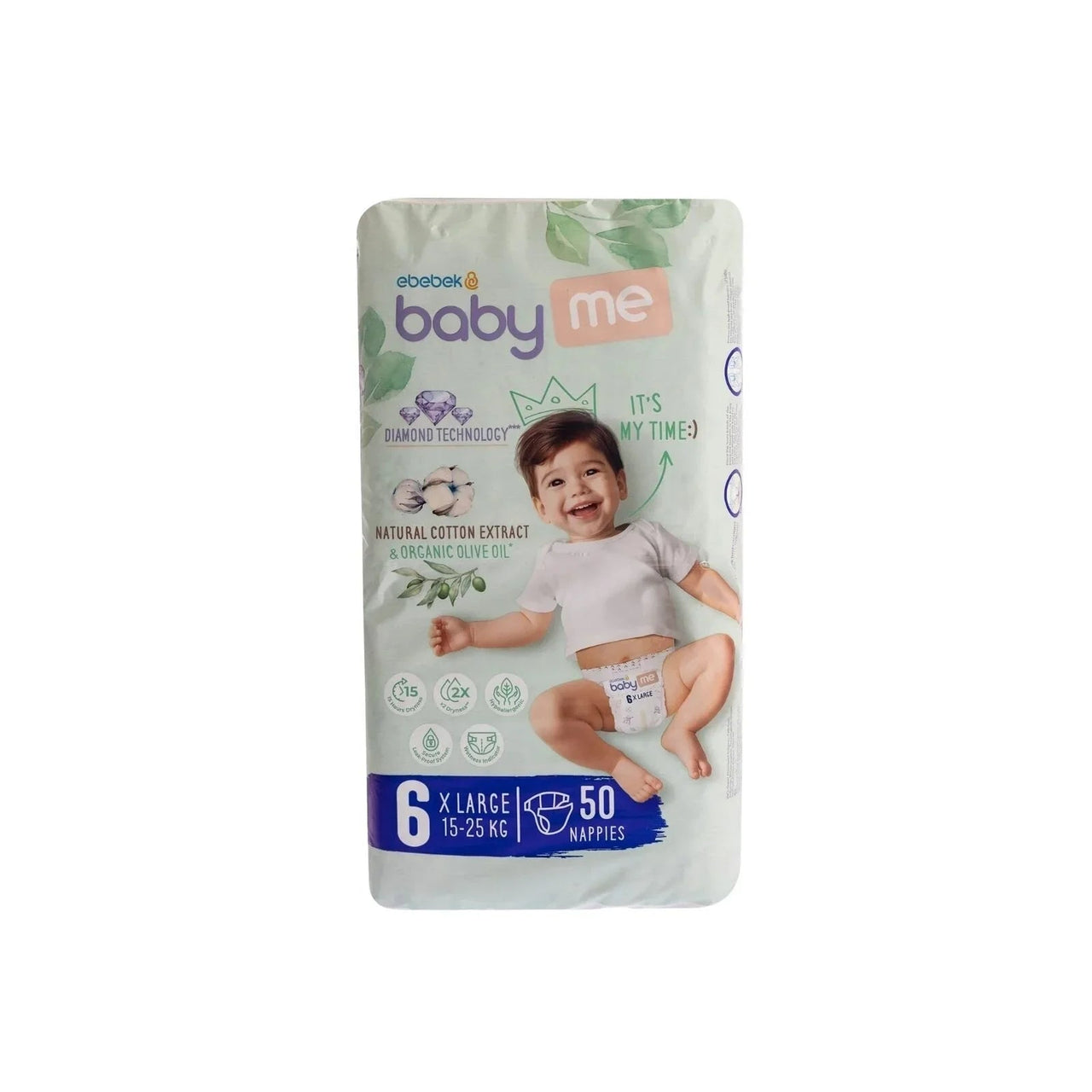 baby me XL Size 6 - 50 nappies - Miu Mau Collectibles