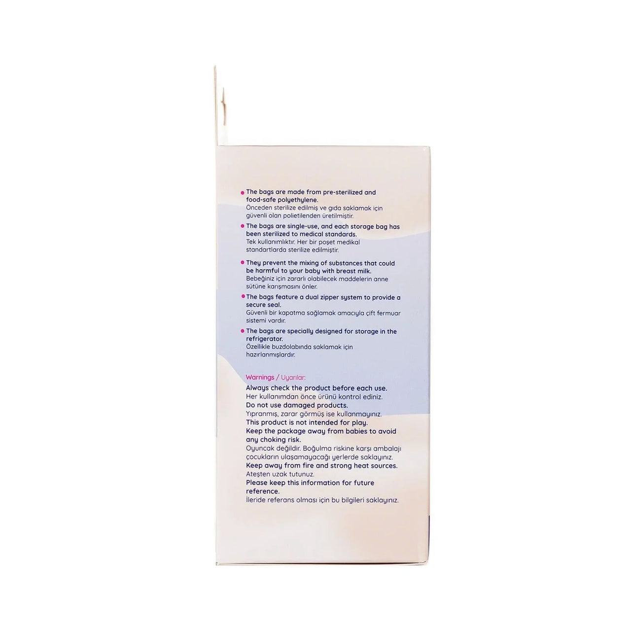 baby mom Breast Milk Storage Bag 50 pcs - Miu Mau Collectibles