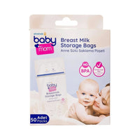baby mom Breast Milk Storage Bag 50 pcs - Miu Mau Collectibles