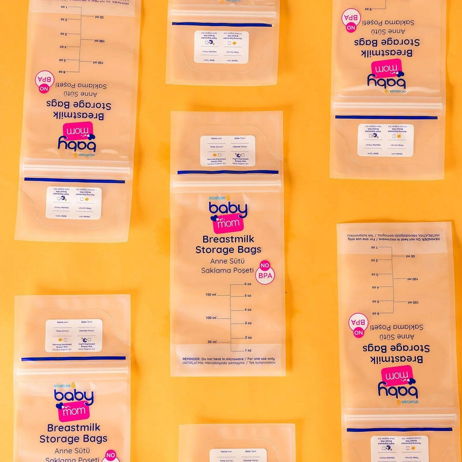 baby mom Breast Milk Storage Bag 50 pcs - Miu Mau Collectibles