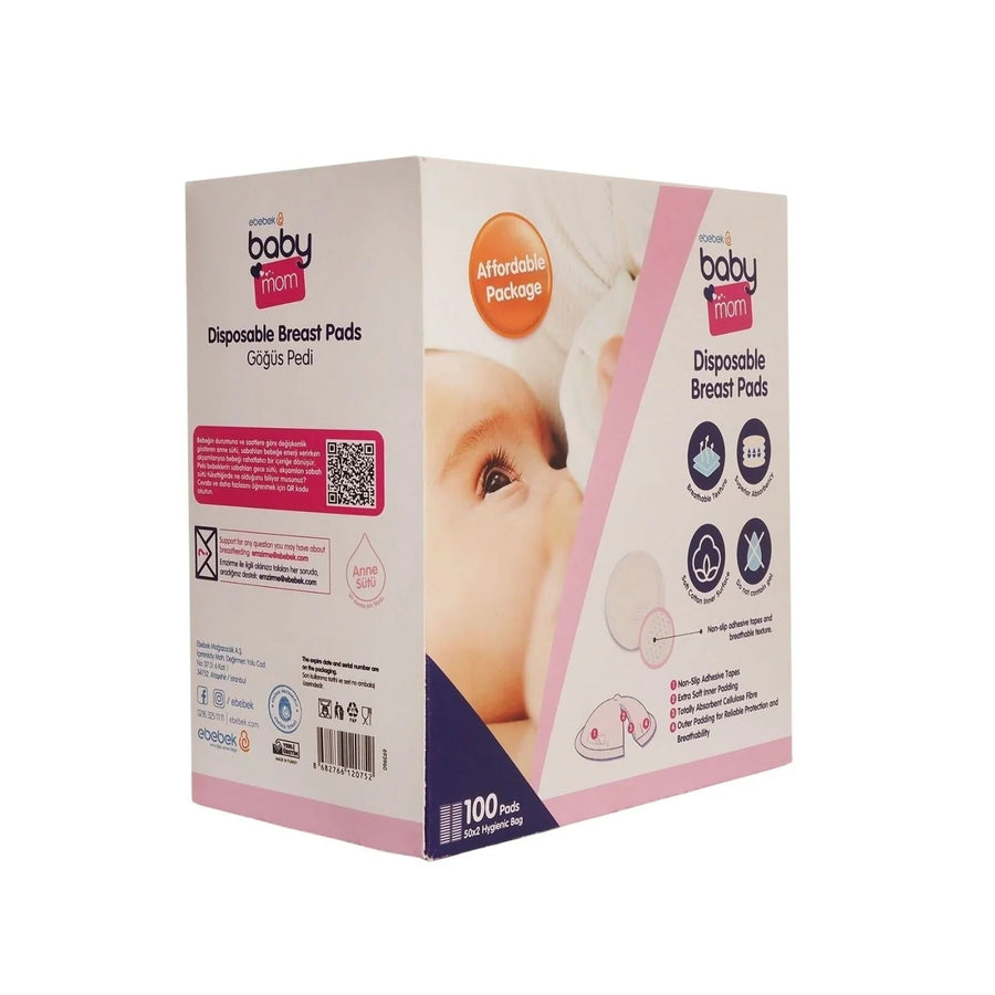 baby mom Disposable Breast Pads 100 pcs - Miu Mau Collectibles