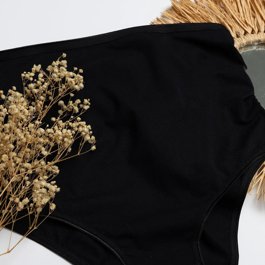 baby mom High Waist Pregnancy Brief - Black - Miu Mau Collectibles