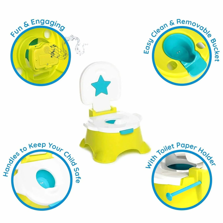 baby plus 3 - in - 1 Potty & Step Stool - Miu Mau Collectibles