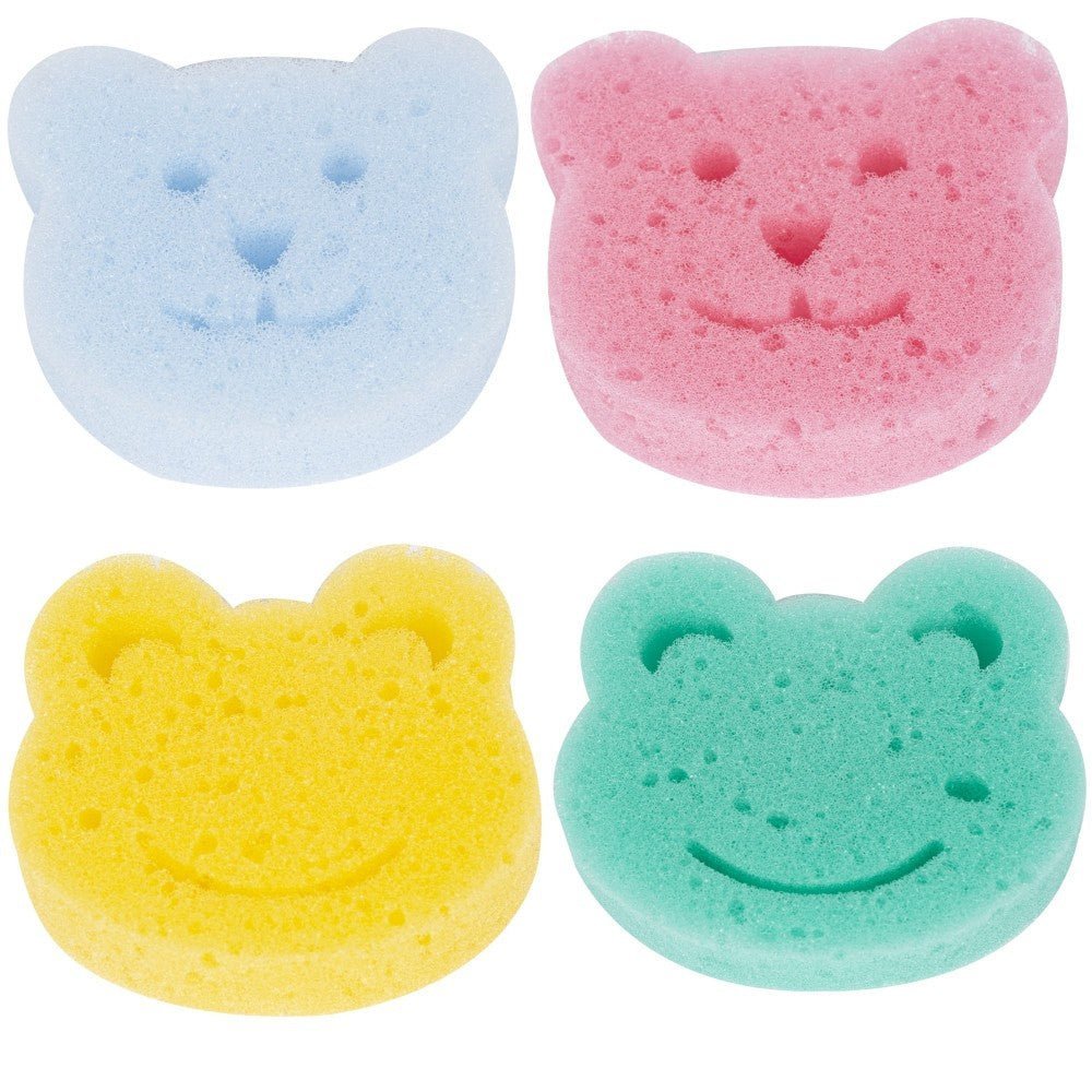 baby plus Bath Sponges 4 pcs - Miu Mau Collectibles