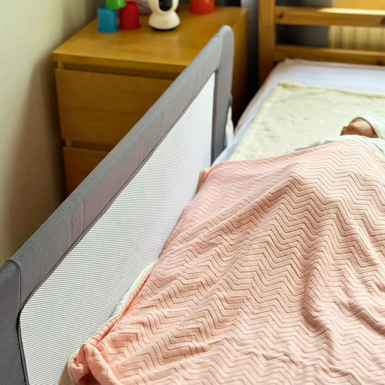 baby plus Bed Rail 120cm - Grey - Miu Mau Collectibles