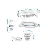 baby plus Foldable Bathtub Set 3 Pcs - Miu Mau Collectibles