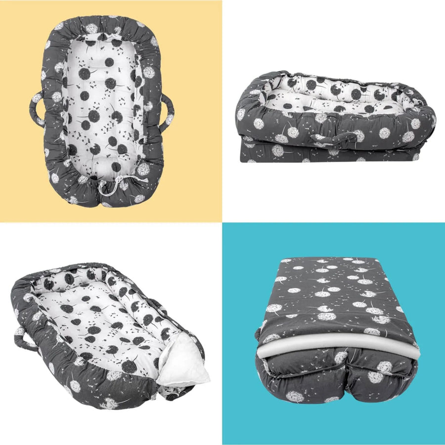 baby plus Mother Side Baby Reflux Bed - Dandelion - Miu Mau Collectibles